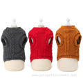 Elegant fashionable custom luxury knit dog sweater